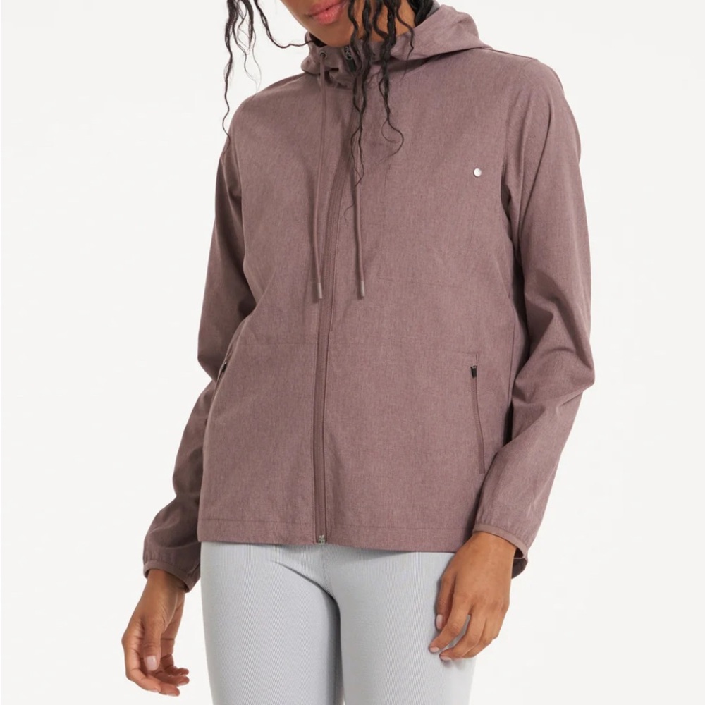 Vuori Women's Outdoor Trainer Shell Hooded Jacket Size Large